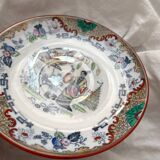 Japanese-style saucer plate "Timor" Sarreguemines