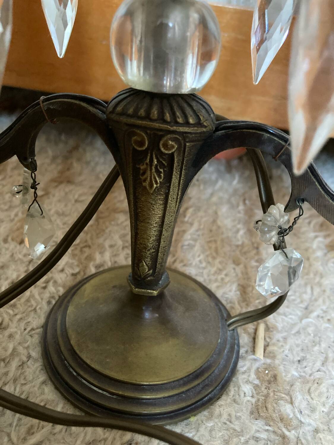 Pair of Italian bedside lamps from the 1950s