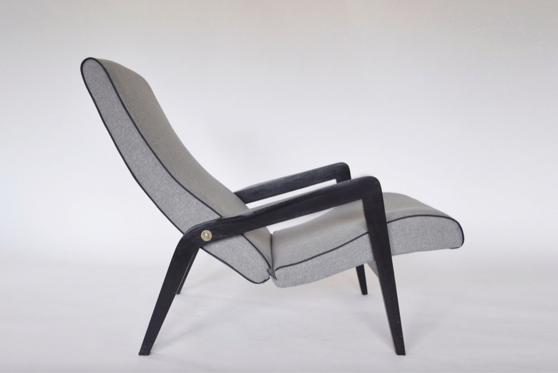 Armchair by LM Koslauskaitė-Stapulionienė for Vilniaus Baldų Kombinatas