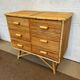 Commode bambou et rotin 1960