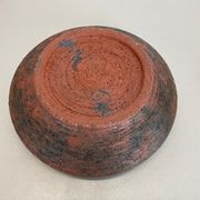 Ceramic studio pottery bowl shell element by gerhard liebenthron, germany, 1970s