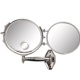 Miroir orientable éclairant vintage, Brot double, France 1950