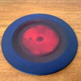 Assiette déco en bouleau finition vintage de Tailio Design, Finlande, années 1970