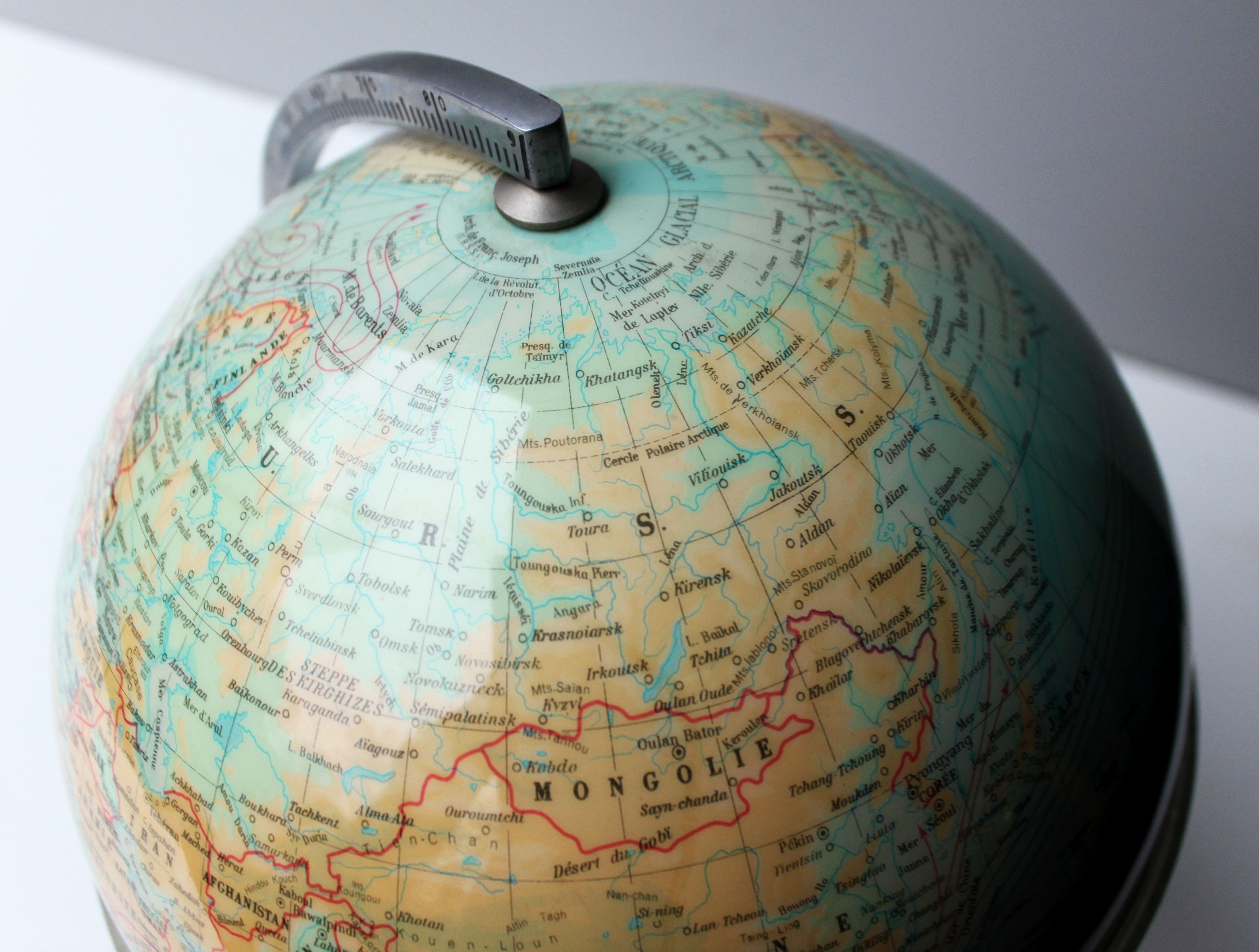 Light Earth Globe 'Imperial', Stauffacher editions, 1967