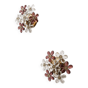 Appliques murano fleurs