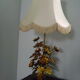 73cm gold metal lampshade with fabrics