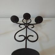 Raw wrought iron chandelier