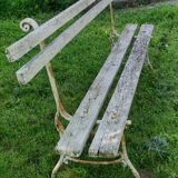 Banc de jardin pied fonte