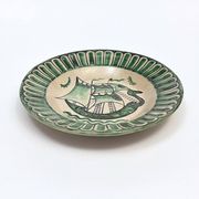 4 Vietri plates decorated by Fabbrica Ceramica Avallone, 1930s
