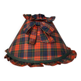 Vintage tartan lampshade