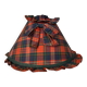 Abat jour en tartan vintage