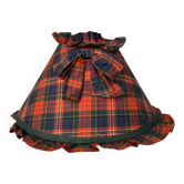 Abat jour en tartan vintage