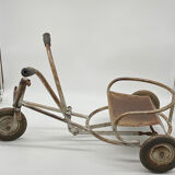 Baby rower, tricycle, child, old, vintage, metal