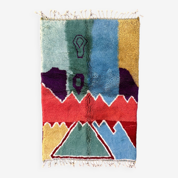 Colorful Beni M'Rirt Berber rug - 118 x 174 cm