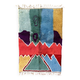Colorful Beni M'Rirt Berber rug - 118 x 174 cm