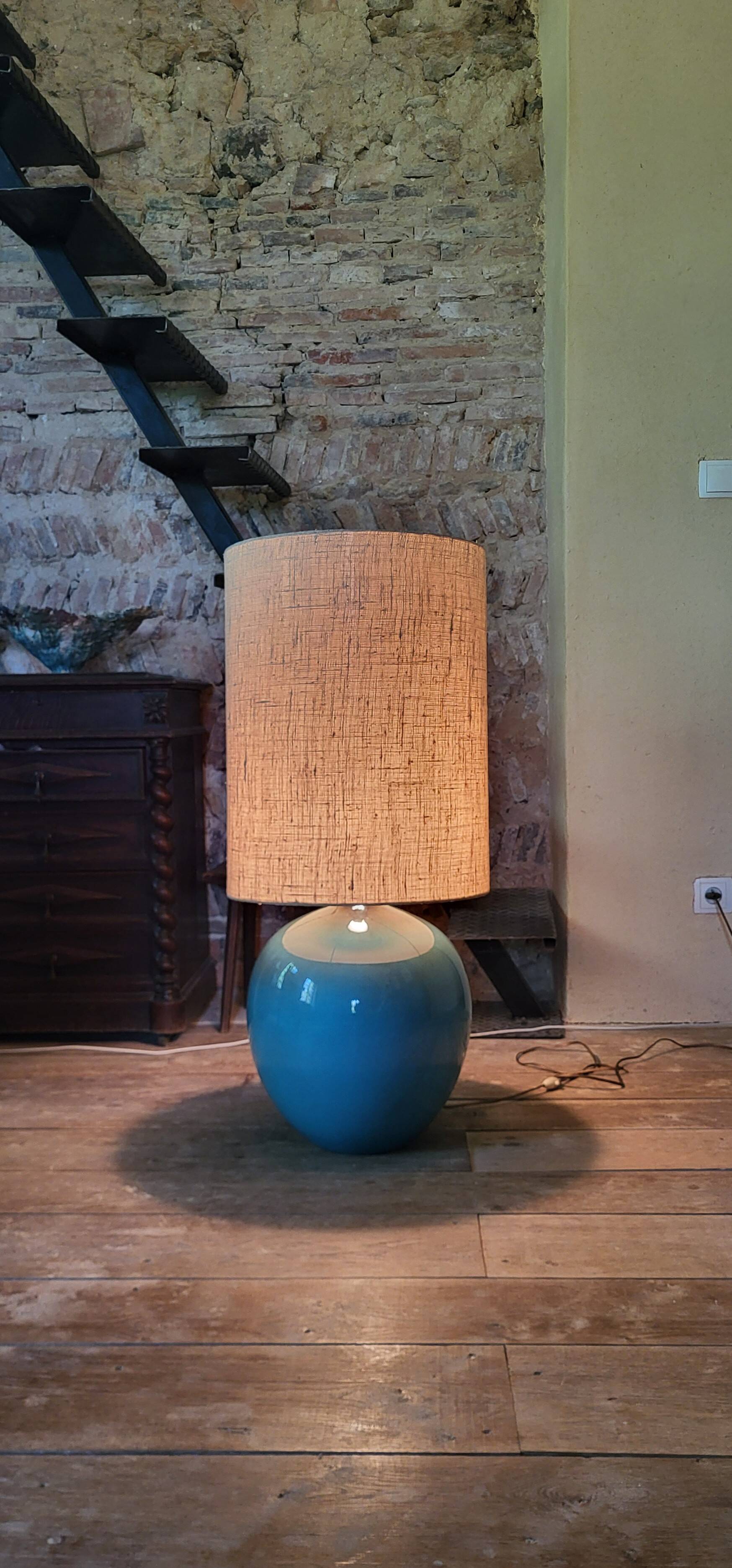 Ceramic lamp by Vallauris, Marius Musarra (1910-1991)