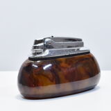 Ronson table lighter and its case
