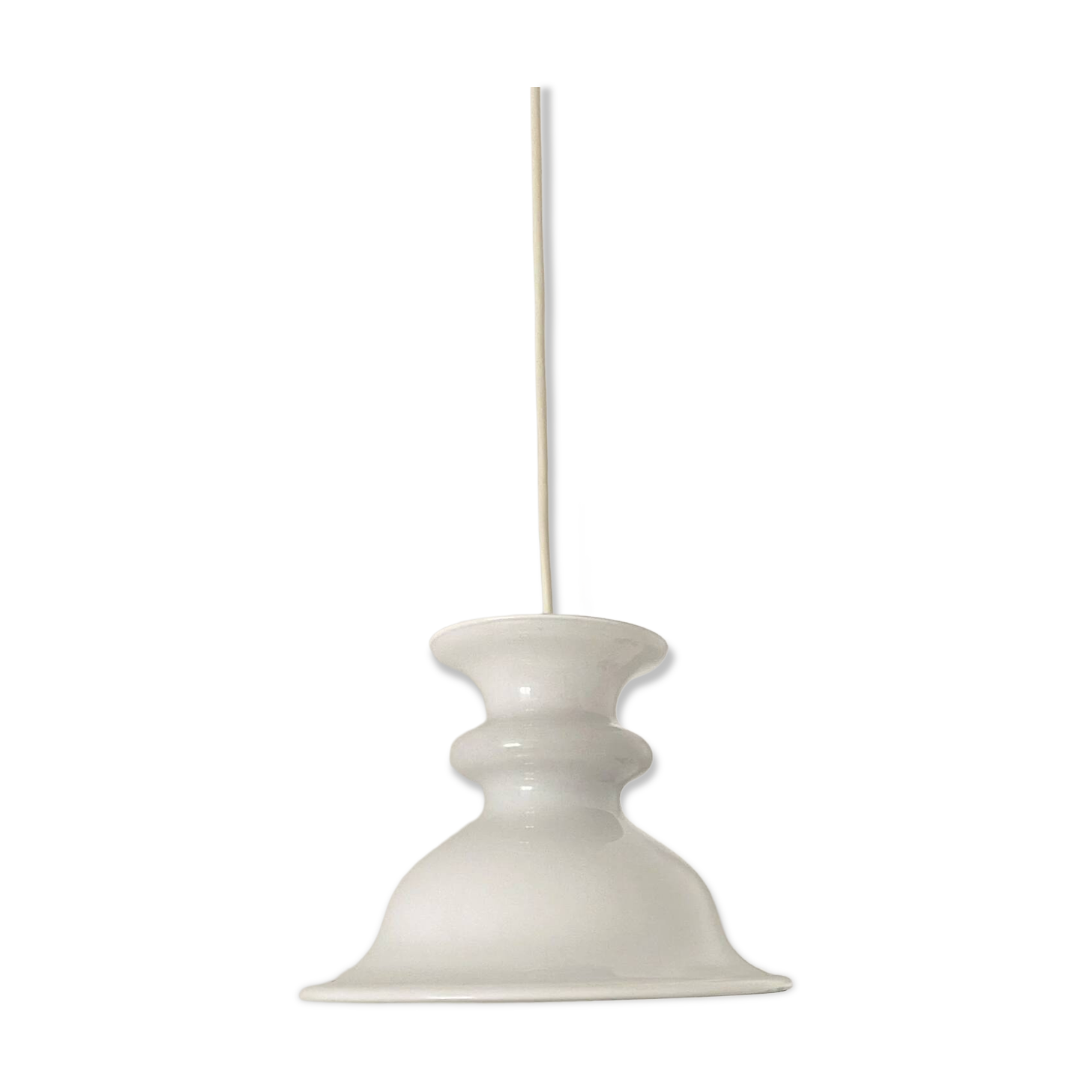 Glass pendant lamp by Sidse Werner, Denmark, 1960s