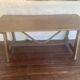 Large antique farmhouse table in solid wood – country/monastery spirit