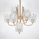 Lustre en Verre Cristal de Peill & Putzler, 1970s