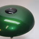 Green metallic mushroom table lamp, 1960s