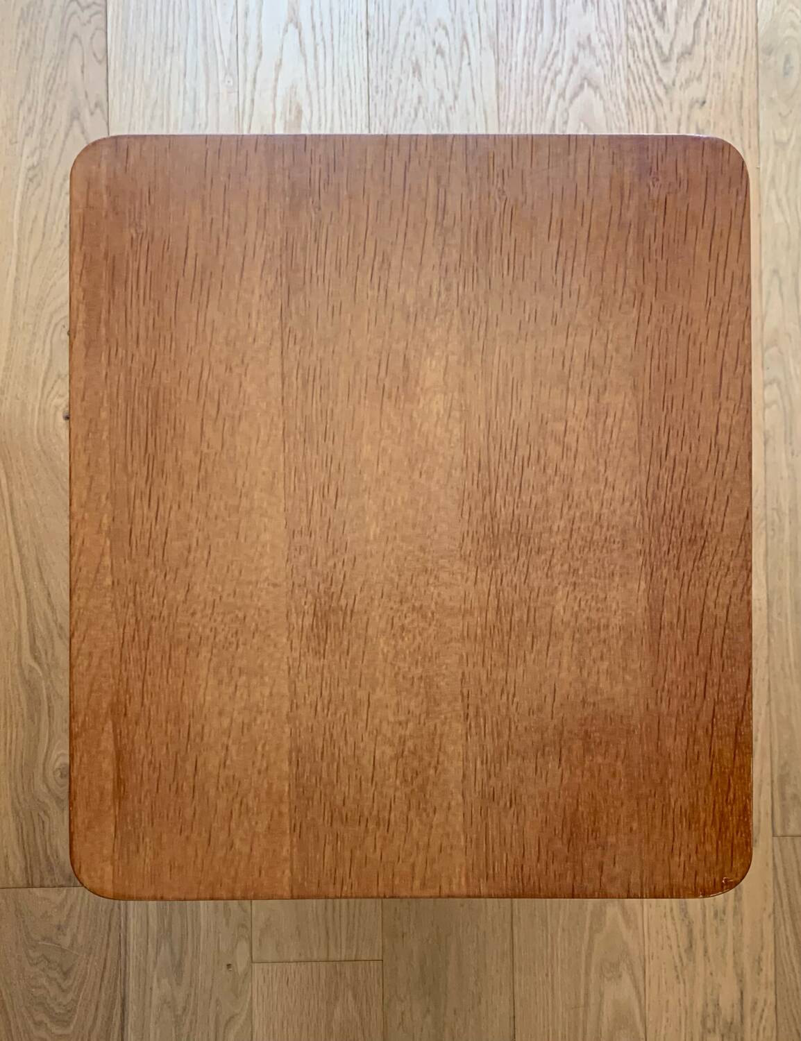 Vintage magazine rack side table