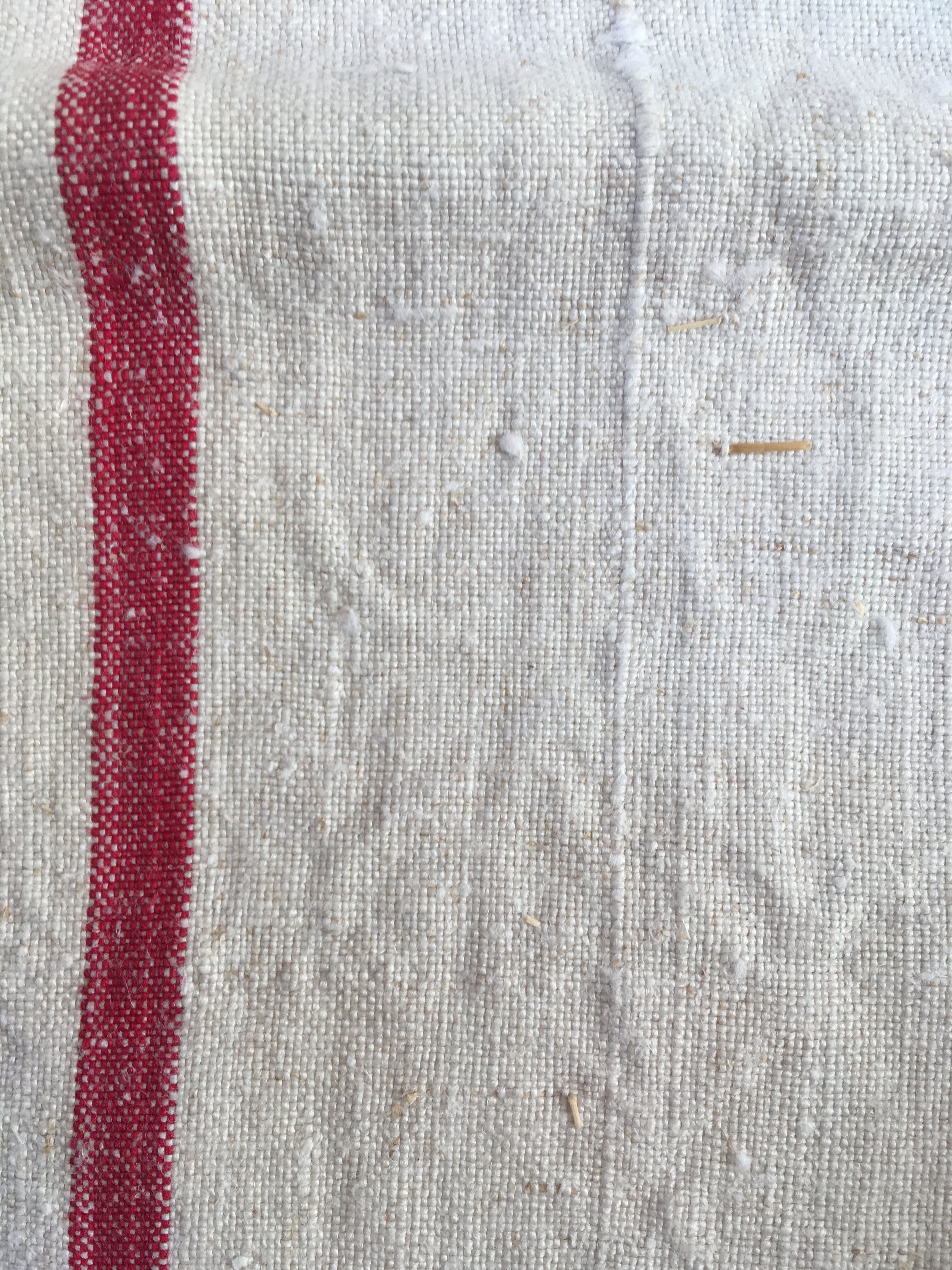 Linen towel and raw hemp dated 1939