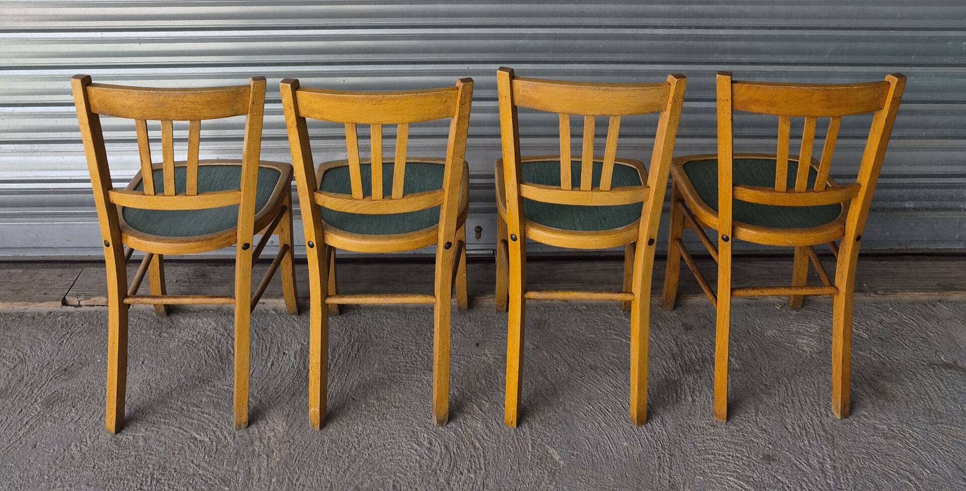 Set of 4 vintage bistro chairs