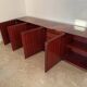 Monumental rosewood sideboard zebrawood lacquered mid-century design 1970