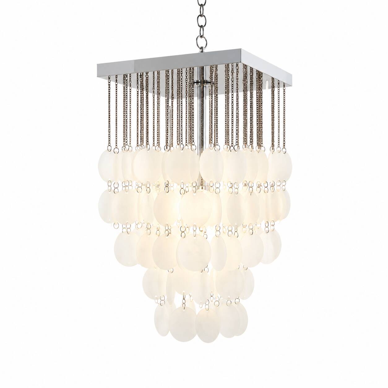 "Palais de Verre" chandelier in Murano glass, Italy, 1970s.