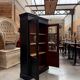 Patinated Napoleon III display cabinet