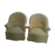 2 toad armchairs