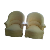 2 toad armchairs