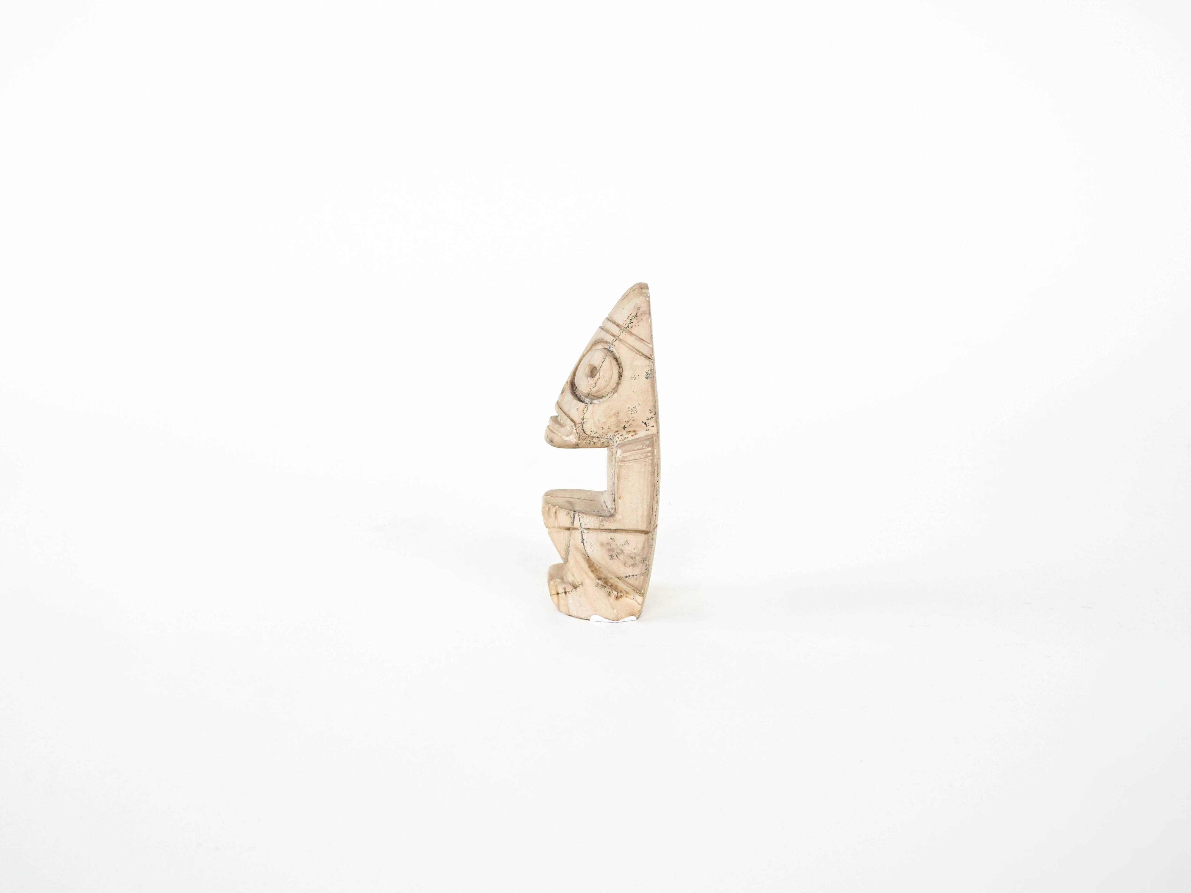 Figurine décorative, style tribal, années 1960, fabriquée au Danemark