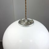 White Jolly Pendant Lamp by Luigi Massoni for Guzzini, 1970s
