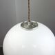 Lampe à Suspension Jolly Blanche par Luigi Massoni pour Guzzini, 1970s
