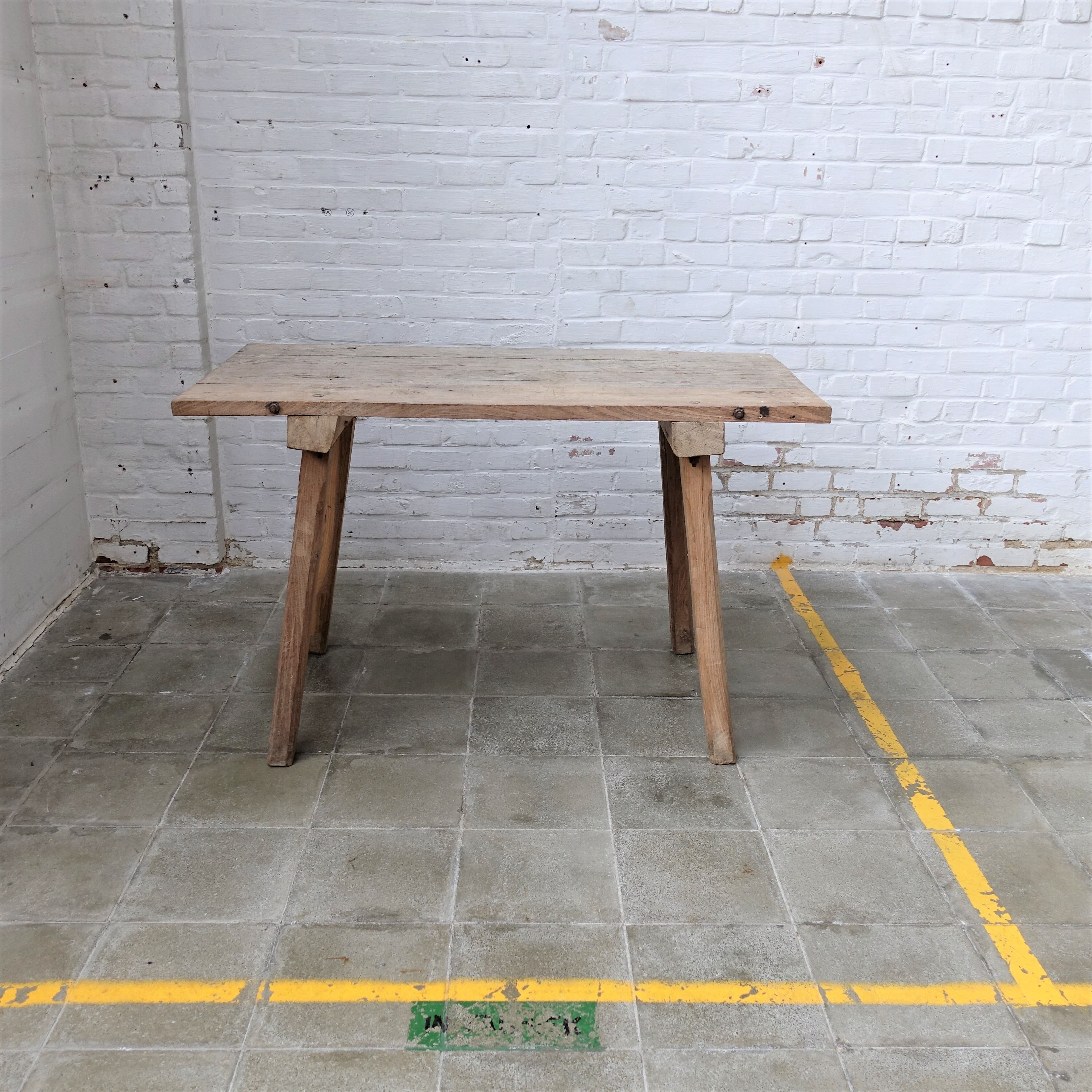 Table de boucherie antique