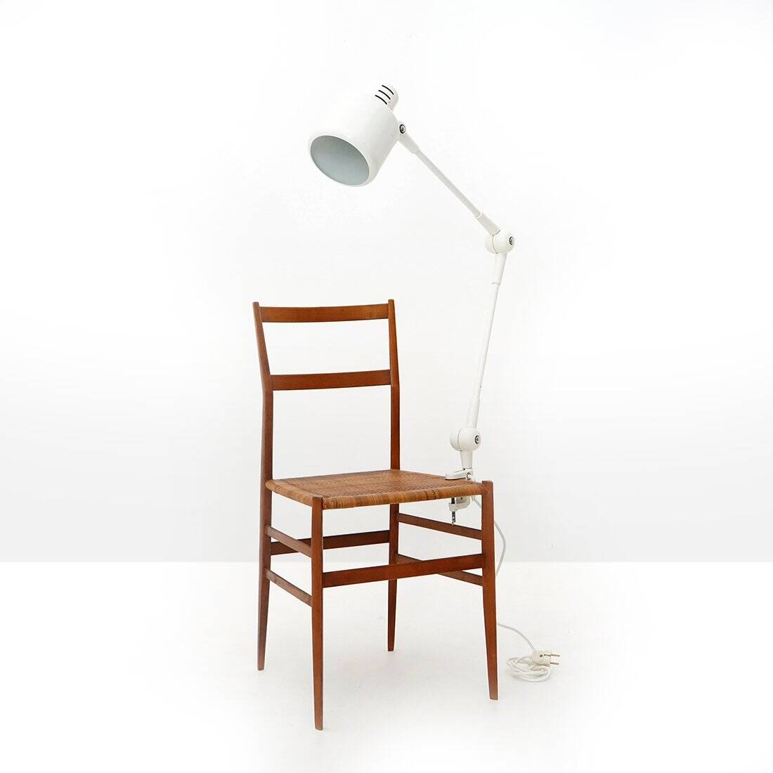 Adjustable studio clip lamp by Olaf Von Bohr for Valenti, 1970s.