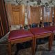 Art Deco dining chairs in French oak – set of 6, 1930s