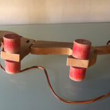 Wooden dog to pull