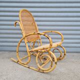 Rattan rocking-chair chair