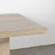 1970s Midcentury Italian Marble Minimalist Geometric Table