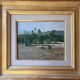 Painting HST/P Pierre Dominique GIESS (1943-2011) "Torre Lodones" Spain