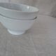 2 Large white porcelain bowls of the Limousin