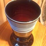 Garnet glass vase 60s