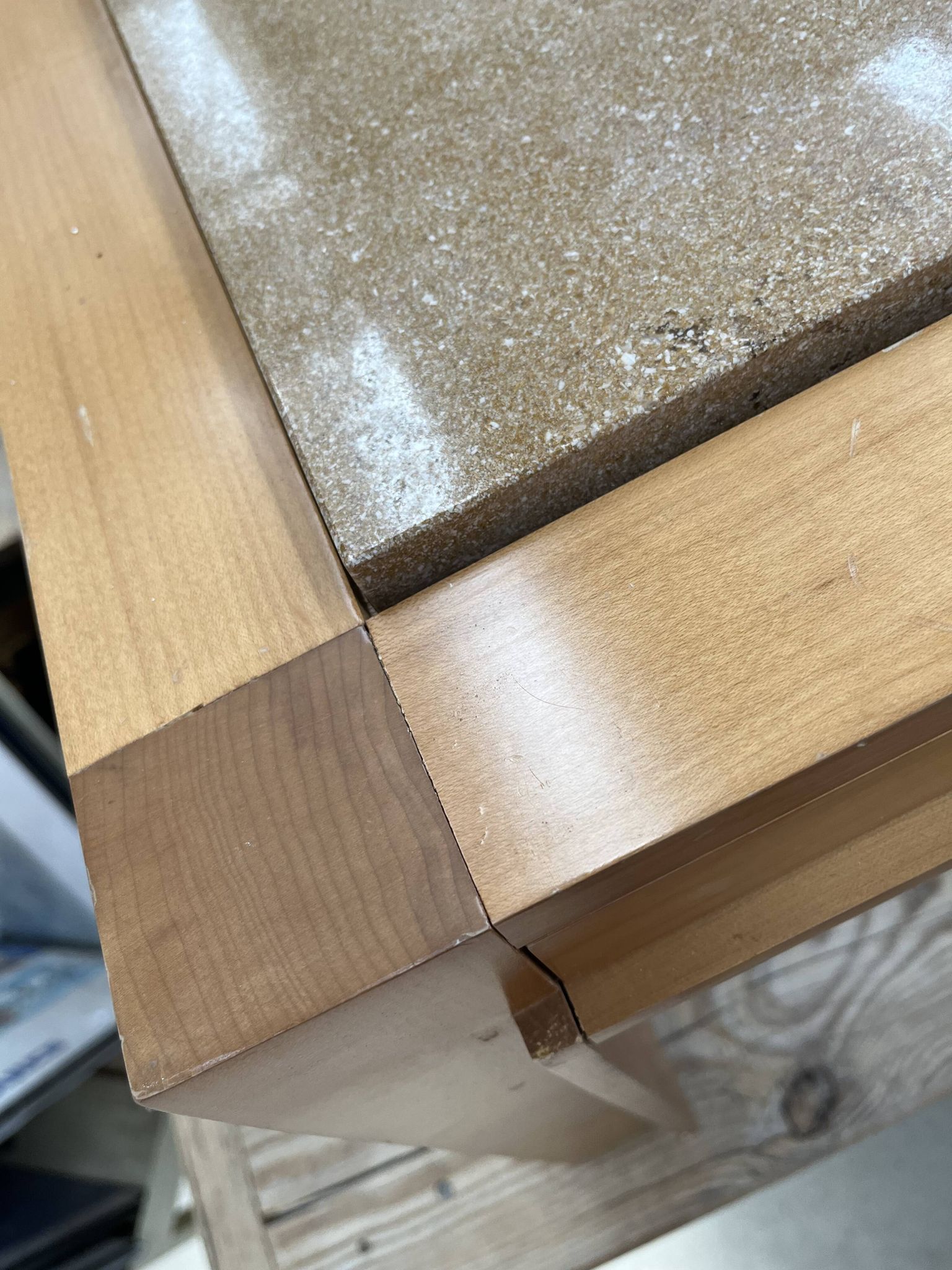 Pair of 80's bedside tables