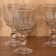 8 vintage bistro stemmed glasses
