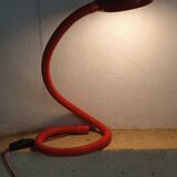 Orange flexible articulated lamp