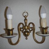 8-lamp ceramic electric chandelier