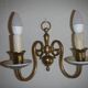 Lustre 8 lampes électriques céramique